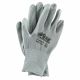 Рукавички трикотажні ПЕ, сірий колір, ПУ покритя покриття WERK