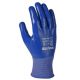 Рукавички трикотажні з нітриловим покриттям,повн. облив, сині, розмір 10