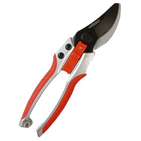 Секатор садовий 200мм пластиковий фіксатор  HAISSER