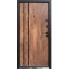 КС-28: Двері металеві МДФ/МДФ ТИП14 2050*860 ліві (спил дерева коньячний/спил дерева коньячний)