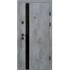 КС-29: Двері металеві МДФ/МДФ ТИП14 2050*860 ліві (оксид темний/бiла шагрень)