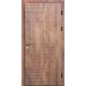ПЛ-18: Двері металеві МДФ/МДФ ТИП13 2050*860 ліві (спил дерева коньячний/дуб крафт бiлий)