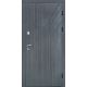 ПЛ-7: Двері металеві МДФ/МДФ ТИП13 2050*860 ліві (клен темно сiрий/клен свiтло сiрий)
