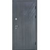 ПЛ-7: Двері металеві МДФ/МДФ ТИП13 2050*860 ліві (клен темно сiрий/клен свiтло сiрий)