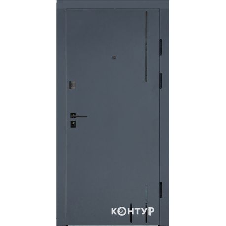 513/631 [N] скло BLK 2050*950 Праве Софттач мусонне дерево/Білий супермат Тип 3.2, SECUREMME 2019/20