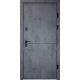 Двері Т2.24.ПЧ Kale (9005) 860 оксид темний_зовн ~536.1 + оксид світлий_вн ~536.1 л