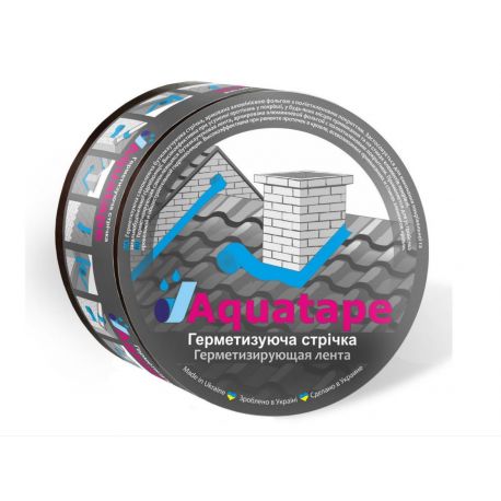 Покрівельно-герметизуюча стрічка Aquatape 75*3м Alu