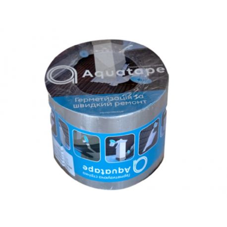 Покрівельно-герметизуюча стрічка Aquatape 75*10м Alu