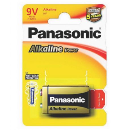 Батарейка 6LR61/1BL 9V Alkaline Power  PANASONIC (крона)