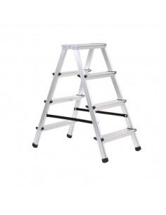 Драбина алюмінієва двостороння 2*4 сход "АLDD4"