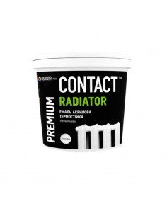 Емаль акрилова для радіаторів "СONTACT" біла 0,4 л