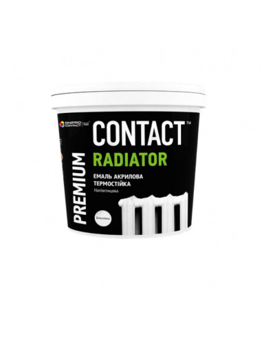 Емаль акрилова для радіаторів "СONTACT" біла 0,4 л