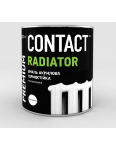 Емаль акрилова для радіаторів "СONTACT" біла 0,75 л