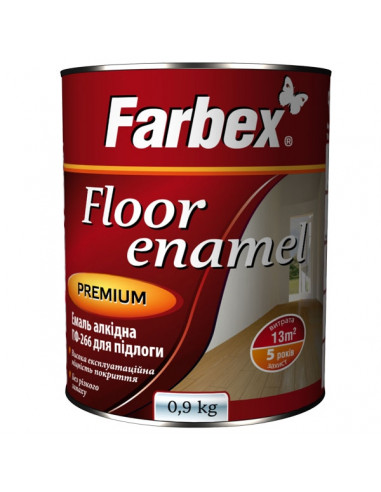 Емаль алкідна ПФ266 золотисто-коричнева ТМ "Farbex" -2,8 кг