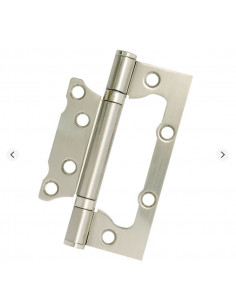 Завіса накладна (метелик) універс.100*75*2,5 (38мм) ВN м.нікель (комплект 2 шт)