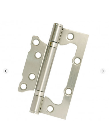 Завіса накладна (метелик) універс.100*75*2,5 (38мм) ВN м.нікель (комплект 2 шт)