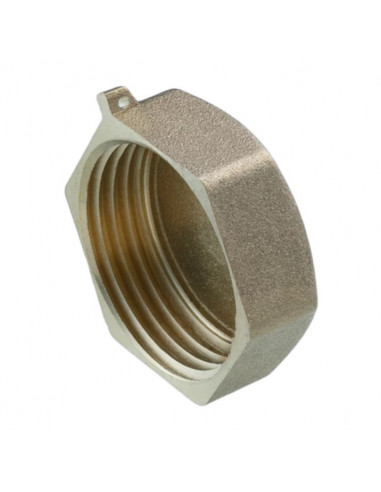 Заглушка STA 1" ВР латунна під пломбу