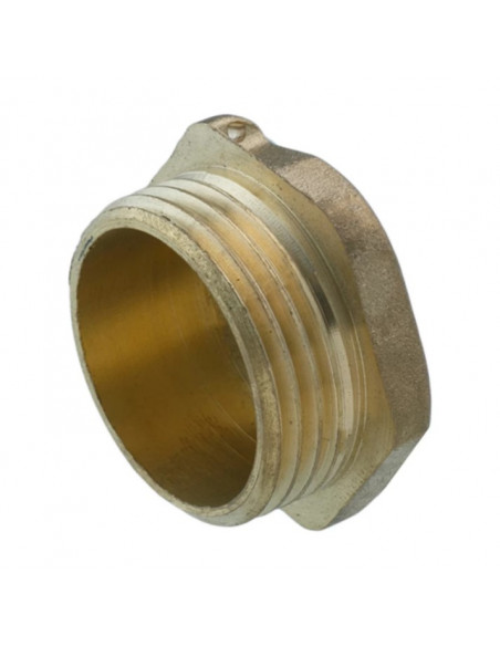 Заглушка STA 1" РЗ латунна