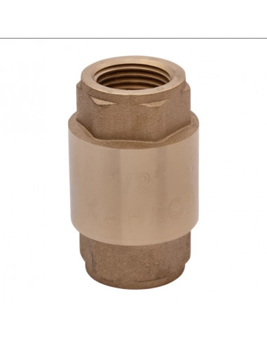Зворотній клапан Karro 1/2" ВВ з латунним штоком KR-6120