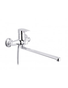 Змішувач для ванни довгий гусак  Kroner KRM Oker C070