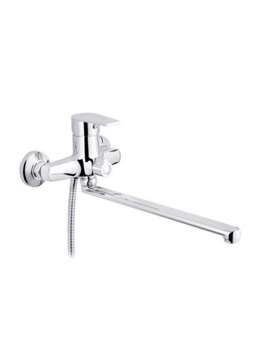 Змішувач для ванни довгий гусак  Kroner KRM Oker C070