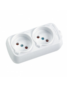 Касета Viko Leylak 2 гнізда без заземлення