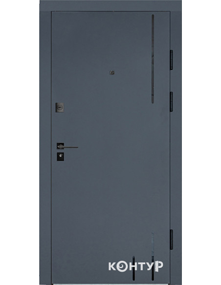 513/631 [N] скло BLK 2050*950 Праве Софттач мусонне дерево/Білий супермат Тип 3.2, SECUREMME 2019/20