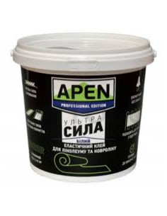 Клей для підлогових покриттів APEN "Ультра сила" акриловий білий 3 кг