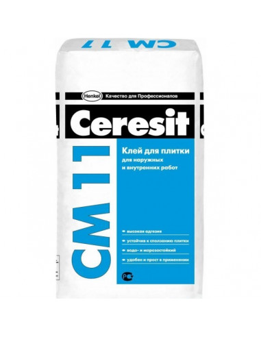 Клей для плитки "Церезіт" СМ-11, 25 кг