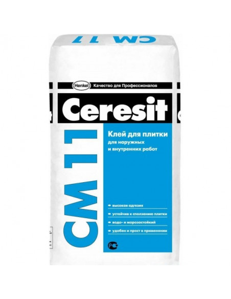 Клей для плитки "Церезіт" СМ-11, 25 кг