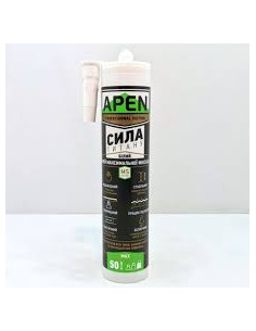 Клей надміцний  APEN "Сила титану" MP-полімерний білий 280мл