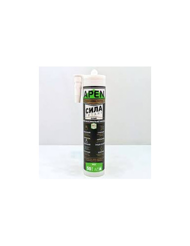 Клей надміцний  APEN "Сила титану" MP-полімерний білий 280мл