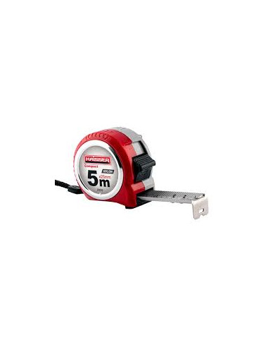 5мх25мм рулетка, нейлон, пластиковий корпус 2 стопа, HAISSER Compact