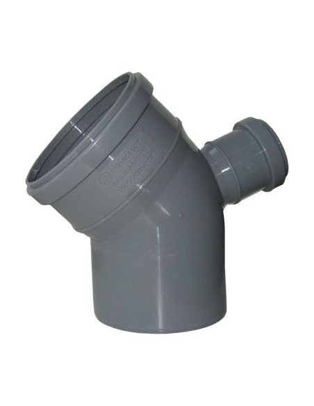 Коліно 110/50/45  з виходом  вверх