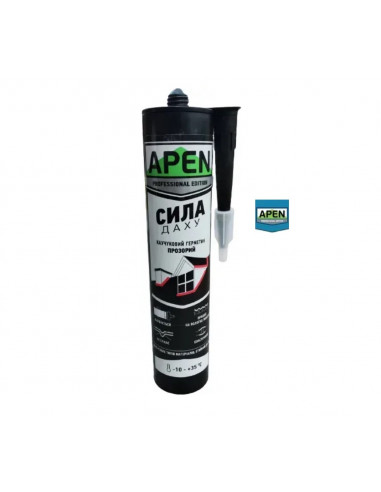 Apen "Сила даху" Герметик бітумно-каучуковий прозорий 280мл