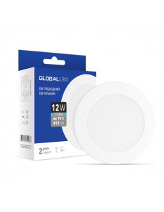 LED світильник GLOBAL 12W 5000K (1-SPN-008-C)