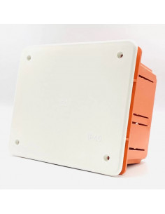 Коробка розгалужальна вбудована біла кришка 120,*100,*50 