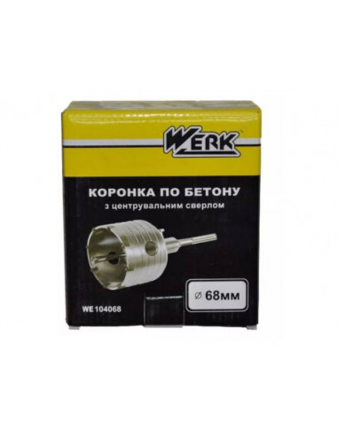 Коронка SDS PLUS 68 мм WERK
