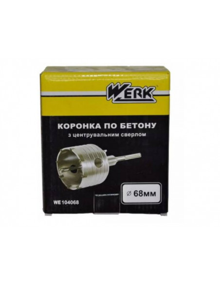 Коронка SDS PLUS 68 мм WERK