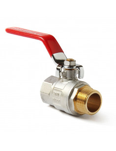 Кран кульовий 1/2 В/В важіль латунь
