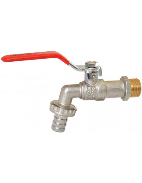 Кран металопласт 16*1/2* н (гусак)