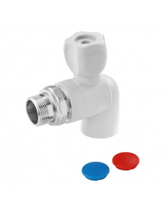 Кран радіаторний кутовий PPR 25х3/4