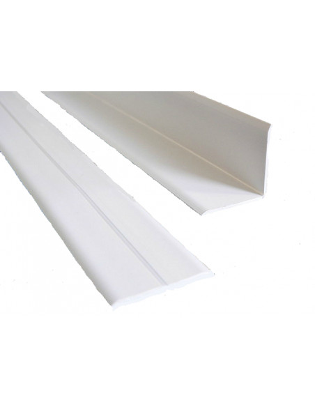 Кут декоративний ПВХ (15*15*2700мм) білий