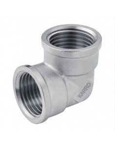 Кутник Karro 1/2" ВВ нікельований KR-3107