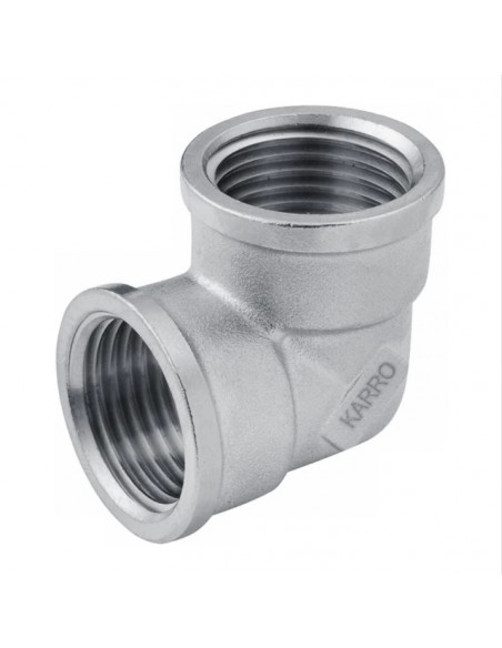 Кутник Karro 1/2" ВВ нікельований KR-3107