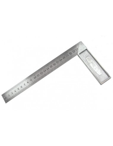 Кутник нержавіючий з алюмінієвою ручкою 350мм S-Line