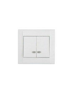  вимикач MAKEL Defne 2-кл. з підсвіткою