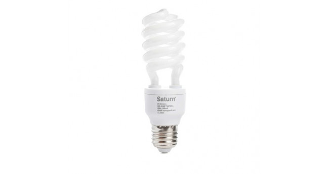 Лампа Saturn, ES14.11, СW6500, E27, 20W (спираль)