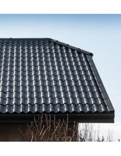 Лист волокнистоцементний хвилястий 1750*1130 коричневий TM "FIBRODAH" Classic 2