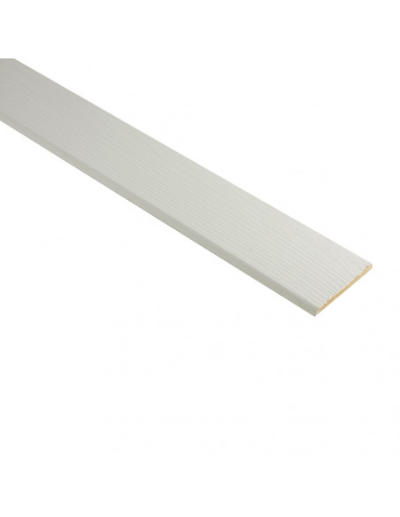 Лиштва МДФ ламінована 70мм біла структ.
